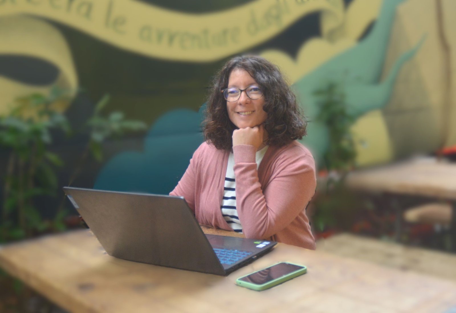 Photo de Marie-Claire Benard, graphiste et webdesigner