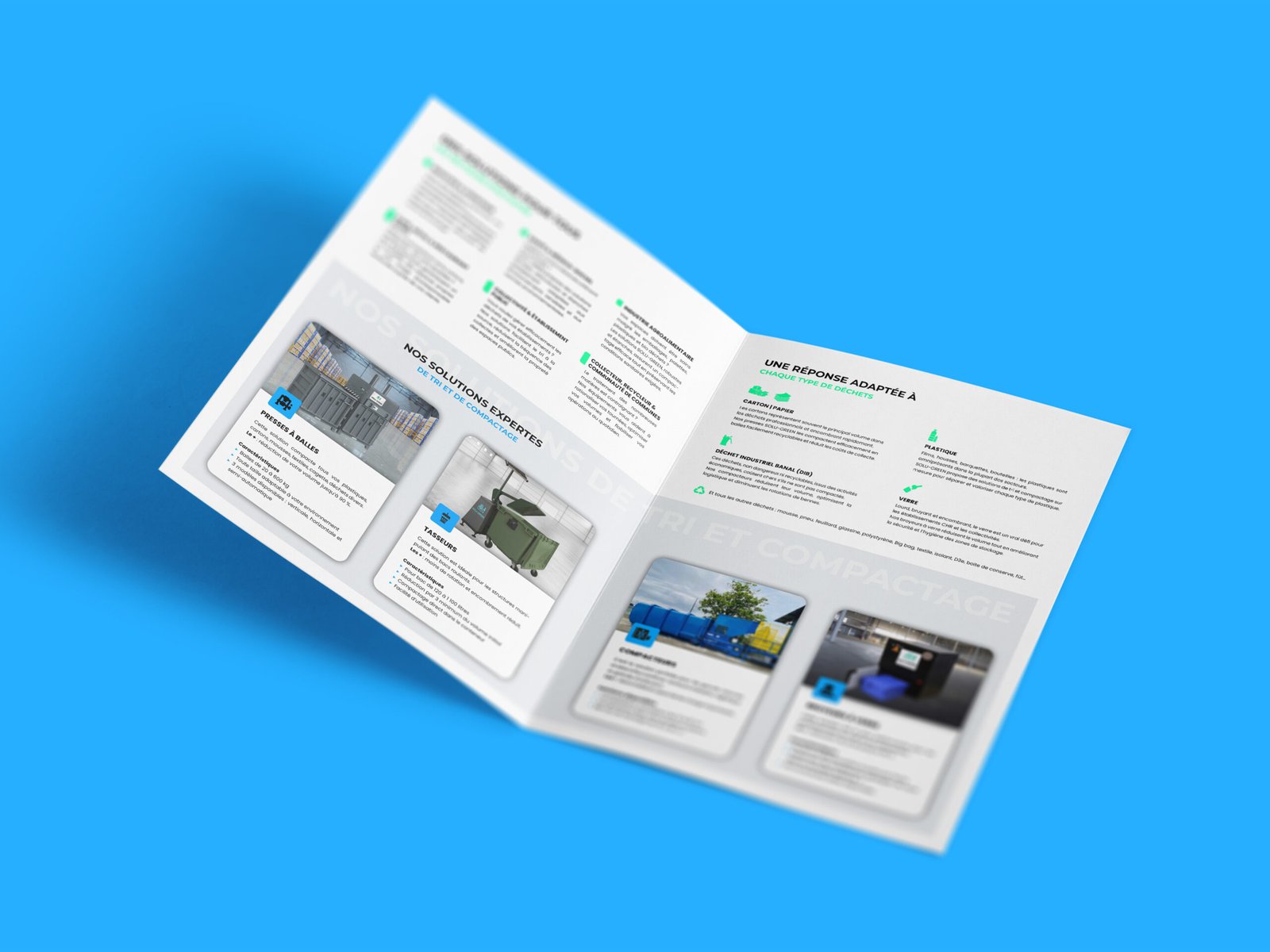 Création plaquette commerciale - Solu-green