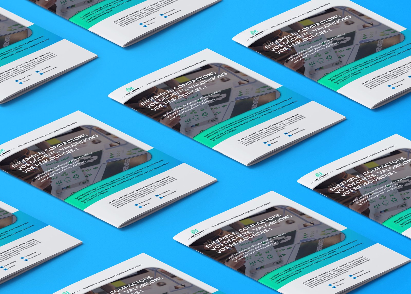 Création plaquette commerciale - Solu-green